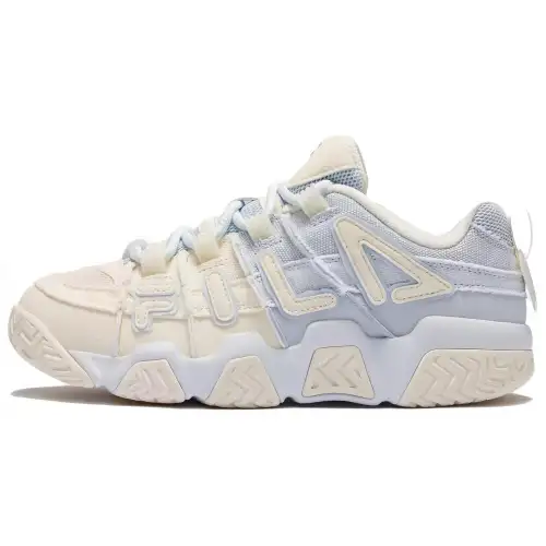FILA FUSION BUSTER Puffy Shoes Low top Casual Shoes Women's White Blue