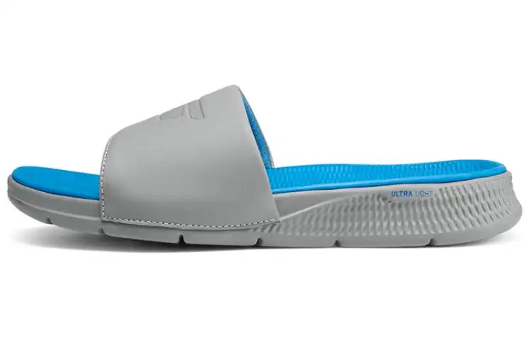 Skechers Slip Resistant Slide Slippers Men's Gray Blue