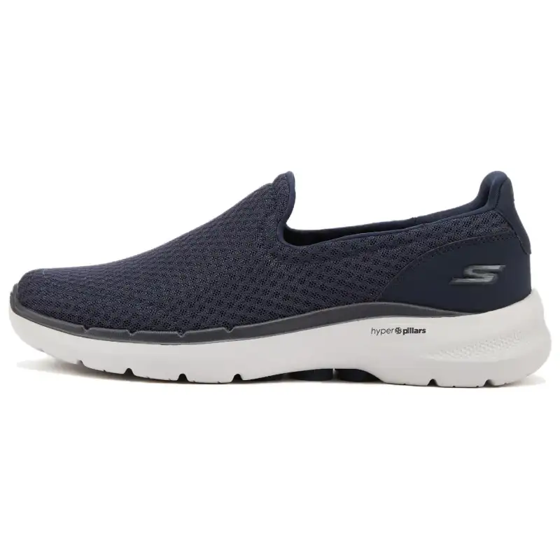 Skechers Go Walk 6 Fabric Low top Casual Shoes Men's Blue