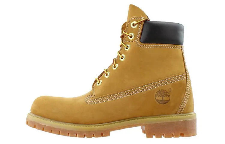 Timberland Short Combat Boots Men's Yellow