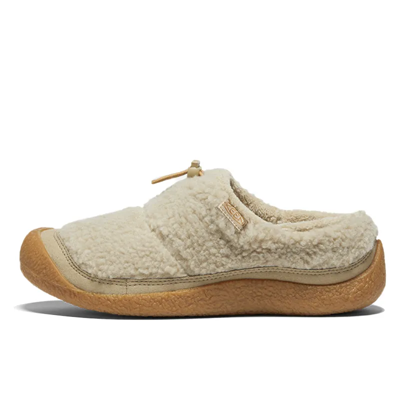 KEEN Howser 3 Slide Textile, Synthetic Leather Abrasion Resistant Low top Casual Shoes Women's Beige
