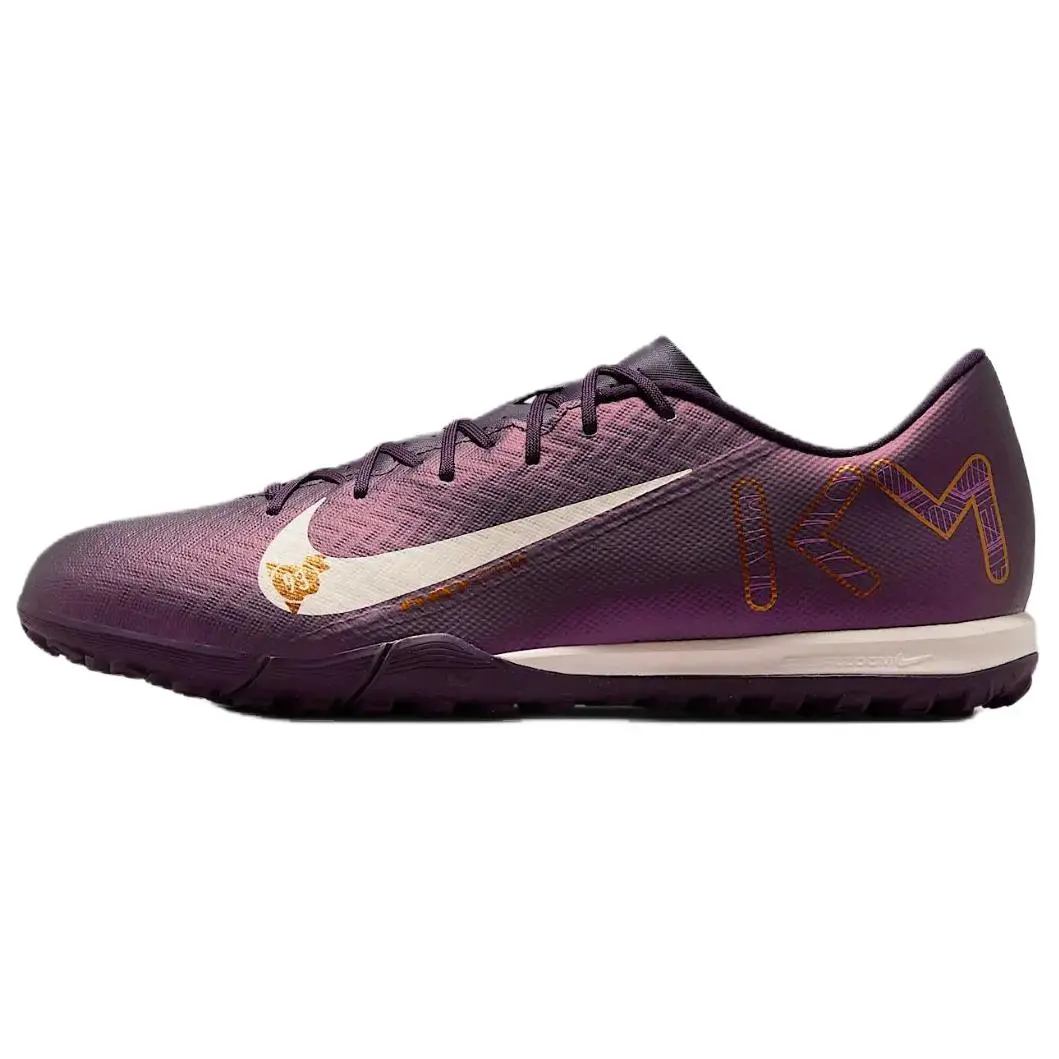 Nike Mercurial Vapor 16 TF Turf Artificial Turf Synthetic Leather Soccer Shoes Men's Purple White