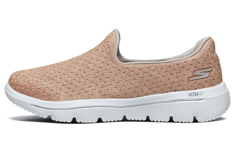 Skechers Go Walk 3 Casual Shoes Women's Low Top Gold/White