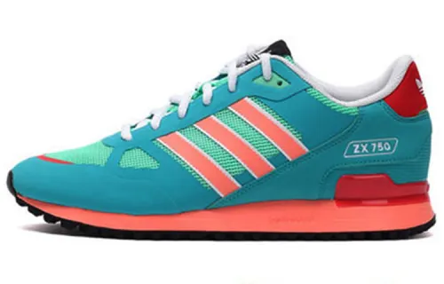 Adidas Originals ZX 750 Comfortable Low top Casual Shoes Women's Emerald Green