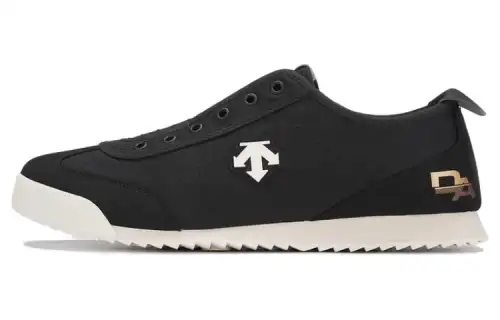 DESCENTE Chron Canvas Slip Resistant Abrasion Resistant Low top Casual Shoes Men's Black
