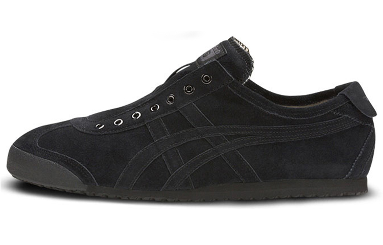Кроссовки Onitsuka Tiger Mexico 66 Slip-On (черные)
