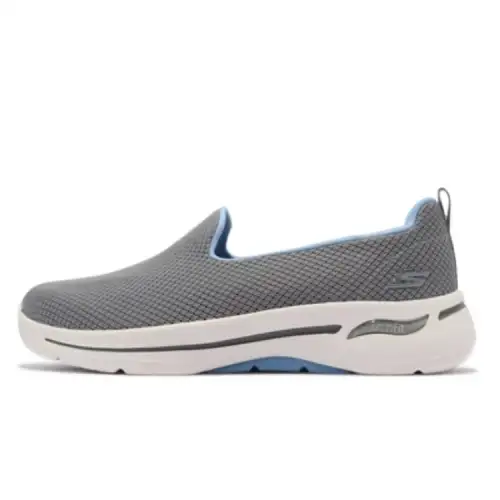 Skechers Abrasion Resistant Low top Casual Shoes Women's Gray