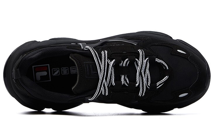 Мужские кроссовки Fila FUSION RJV (черные) — Чёрный — фото 4