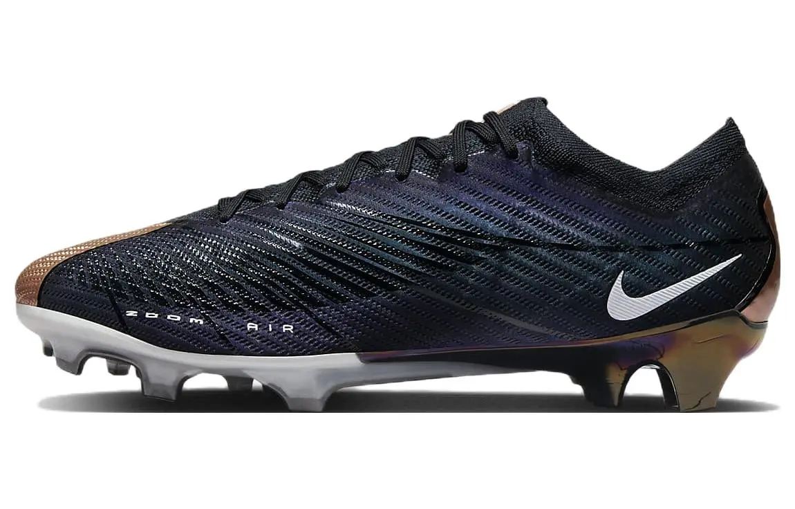 Nike FG Firm Ground Natural Grass Cushioning Slip Resistant Abrasion Resistant Soccer Shoes Men's Black