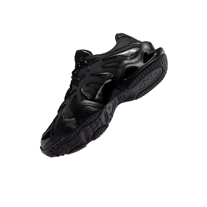 Мужские кроссовки Fila FUSION Jagger 2050 (черные) — 骏马黑 — фото 5