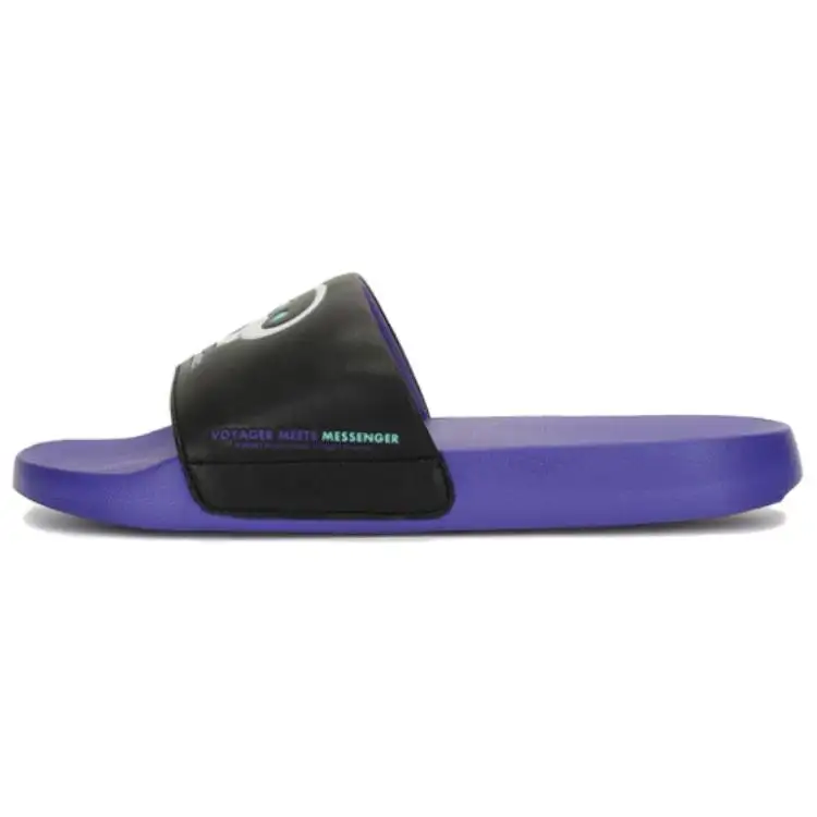 KOLON SPORT Slip Resistant Abrasion Resistant Slide Slippers Women's Black Purple