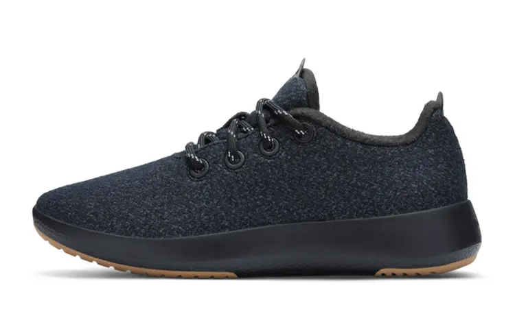 Allbirds Wool Runner Mizzle Cushioning Slip Resistant Low top Sports Casual Shoes Women's Natural Black