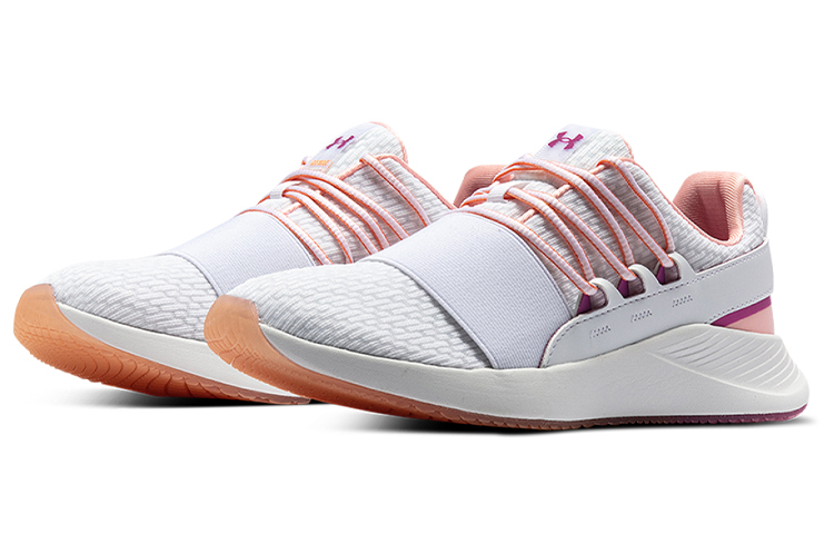 Женские кроссовки Under Armour Charged Breathe (белые) — фото 3