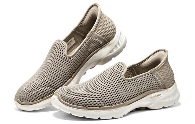 Skechers Go Walk 6 Shoes ‘Light Brown’ Women’s