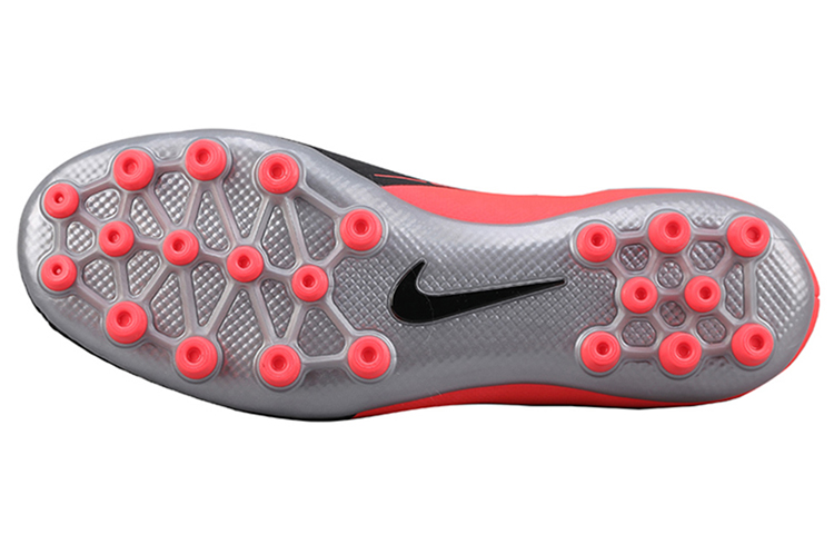 Бутсы Nike Phantom Venom Academy (черно-красные) — фото 4