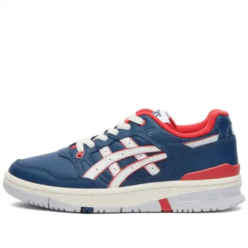 Comme Des Garçons Shirt Comme Des Garcons Shirt X Asics Sneakers Blue Panelled Sneakers