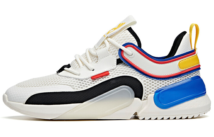 Anta Rubik's Cube Cushioning Slip Resistant Abrasion Resistant Breathable Lightweight Low top Sports Casual Shoes