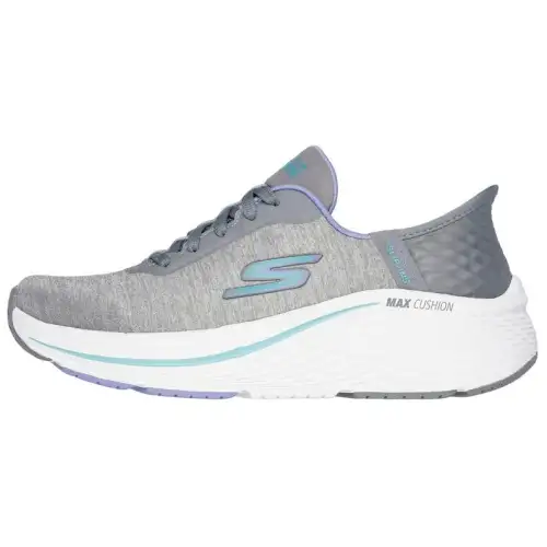 Skechers Max Cushioning Low top Casual Shoes Women's Gray Blue
