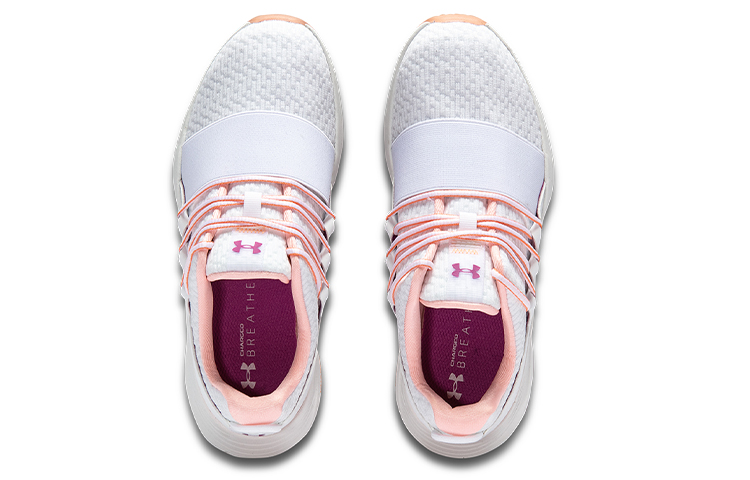 Женские кроссовки Under Armour Charged Breathe (белые) — фото 4