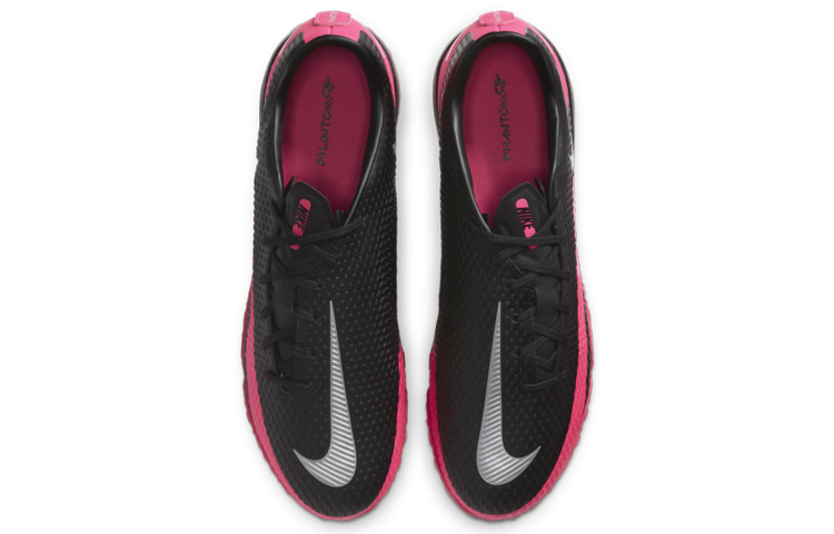 Мужские шиповки Nike Phantom GT Academy TF (черно-розовые) — Чёрныйрозовый — фото 4