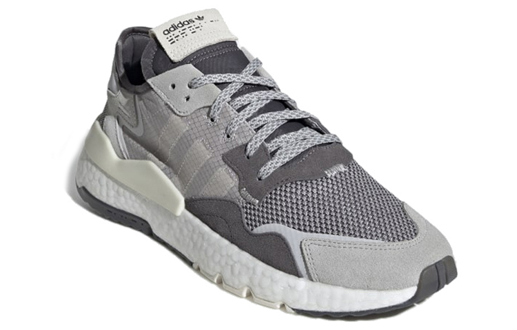 Кроссовки adidas Nite Jogger (бело-серые) — фото 2