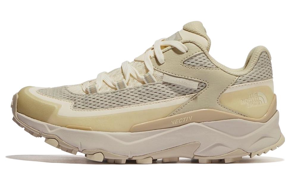 THE NORTH FACE Vectiv Traval Mesh, Synthetic Leather Comfortable Abrasion Resistant Low top Outdoor Shoes Women's Beige