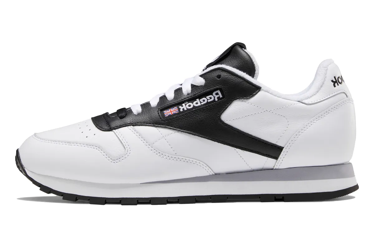 Reebok Classic Leather Black White Shoes/Sneakers
