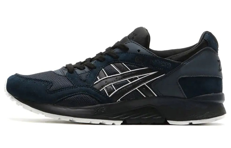Asics Gel Lyte 5 Low top Casual Shoes Men's Black Blue