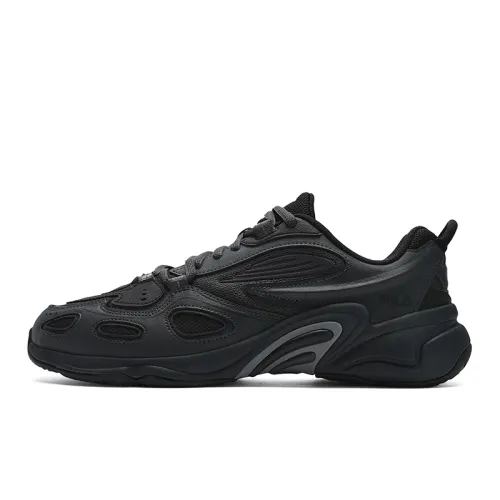 FILA BLUR Breathable And Lightweight Low top Casual Shoes Men's Shadow Black Gray