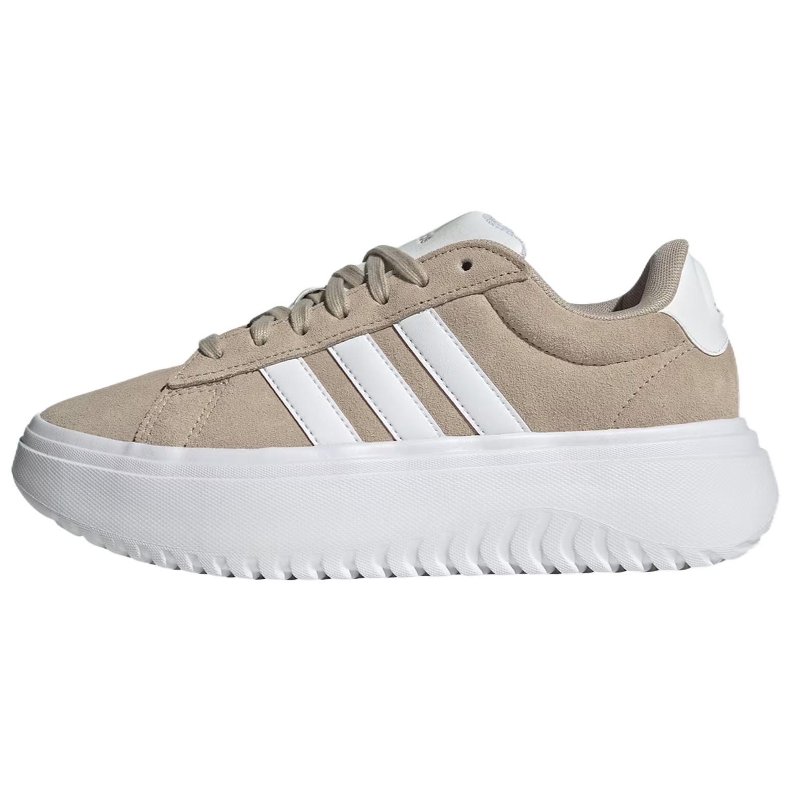 Женские кеды adidas GRAND COURT (бежево-белые)