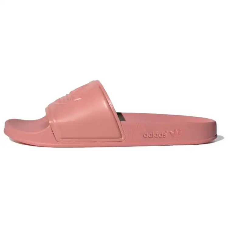 Adidas Originals Slip Resistant Quick Dry Slide Slippers Men's Light Red