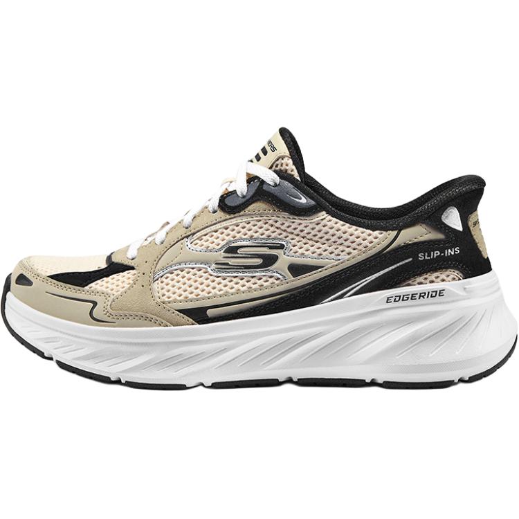 Женские кроссовки Skechers Edgeride (черно-бежевые)