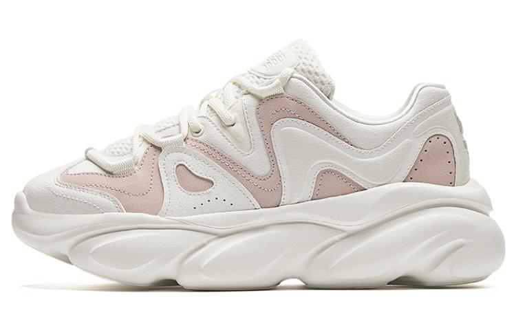 Anta Meow Shoes Comfortable Abrasion Resistant Abrasion Resistant Low top Casual Shoes Women's Pink White