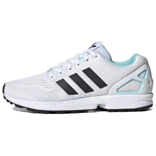 Adidas Originals ZX Flu Slip Resistant Low top Casual Shoes Unisex White Black Blue