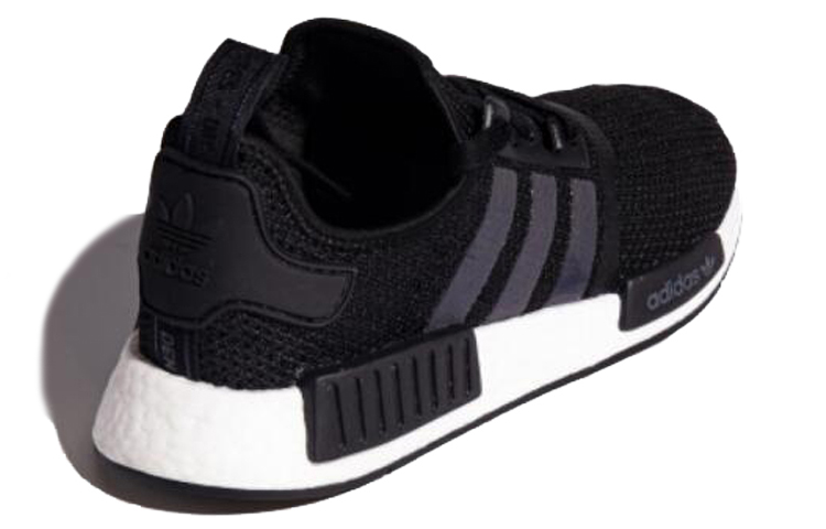 кроссовки adidas originals NMD_R1 (угольно-черные) — 煤黑 — фото 4