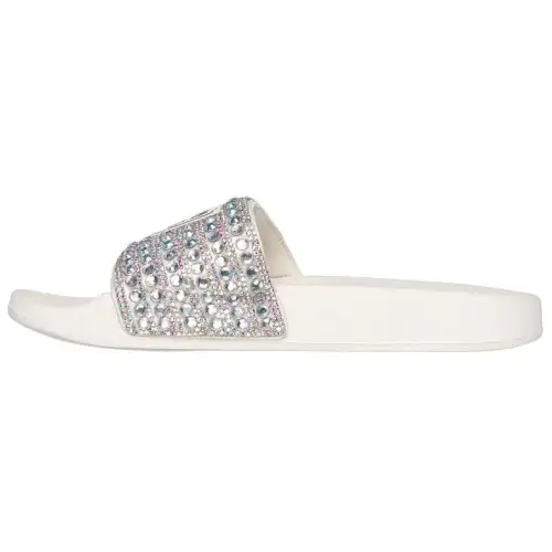 Beverly Hills x Skechers CALI Slide Slippers Women's White