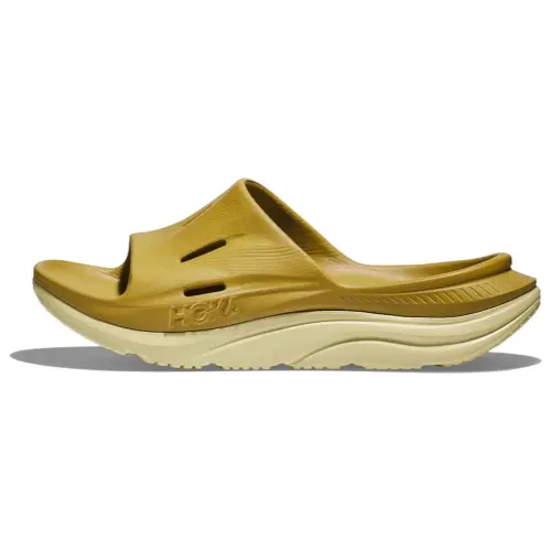 HOKA ONE ONE Ora Recovery Slide 3 Abrasion Resistant Slide Slippers Unisex Moss Green