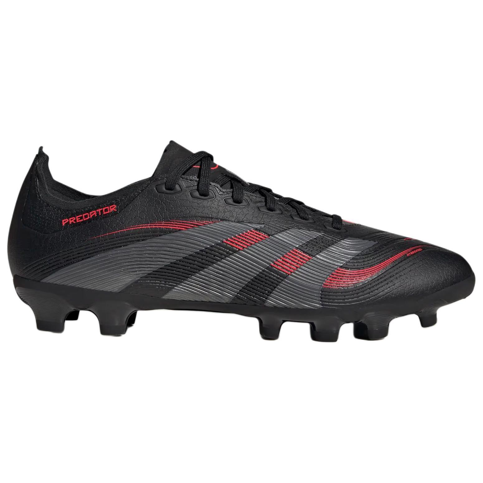 Adidas Predator League Mg Core Black Grey Four Lucid Red