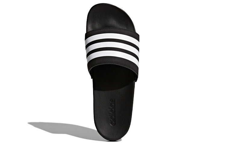 Шлепанцы adidas Adilette Comfort Slides (черно-белые) — Чёрный / белый — фото 5