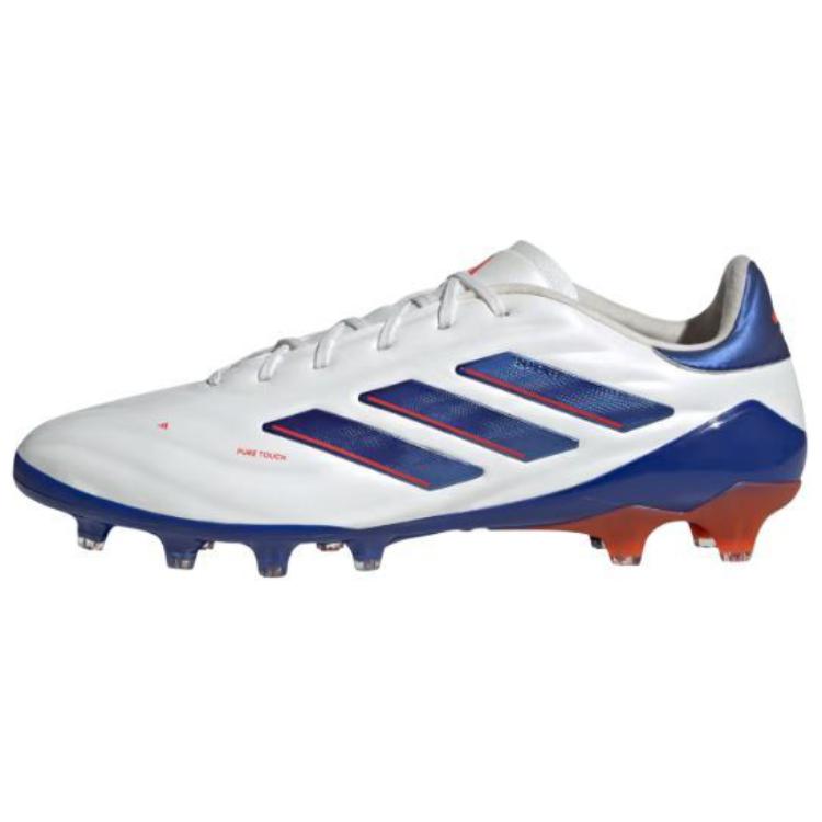 Adidas COPA PURE 2 Artificial Turf Cushioning Slip Resistant Abrasion Resistant Soccer Shoes Men's White Blue