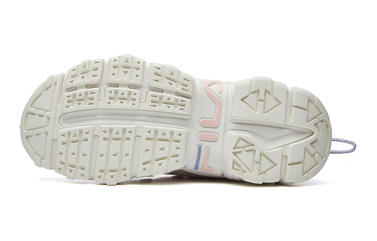 Женские кроссовки Fila FUSION Fluid (бело-розовый) — Белый / розовый / фиолетовый / розовый — фото 5