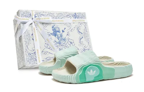 Adidas Originals ADILETTE 22 Slip Resistant Slip Resistant Slide Slippers Unisex Mint Green