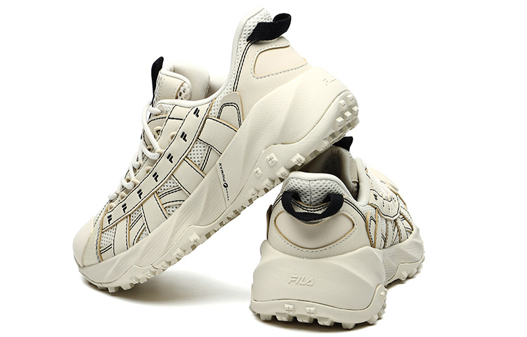 Женские кроссовки Fila FUSION Ray 1 (жемчужные) — 珍珠色 — фото 3