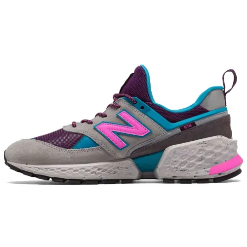 New Balance NB 574 Sport Low top Casual Shoes Men's Gray Purple