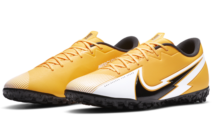 Мужские сороконожки Nike Mercurial Vapor 13 (бело-желтые) — Белыйжёлтый — фото 3