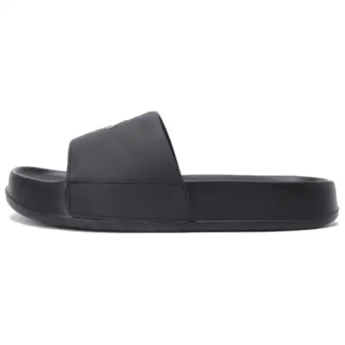 DESCENTE Slip Resistant Abrasion Resistant Slide Slippers Unisex Black
