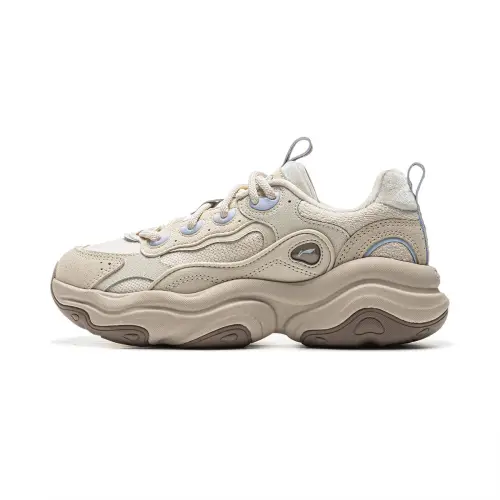 Li Ning Honey 2 Height Increasing Low top Casual Shoes Women's Sand Gravel Gray