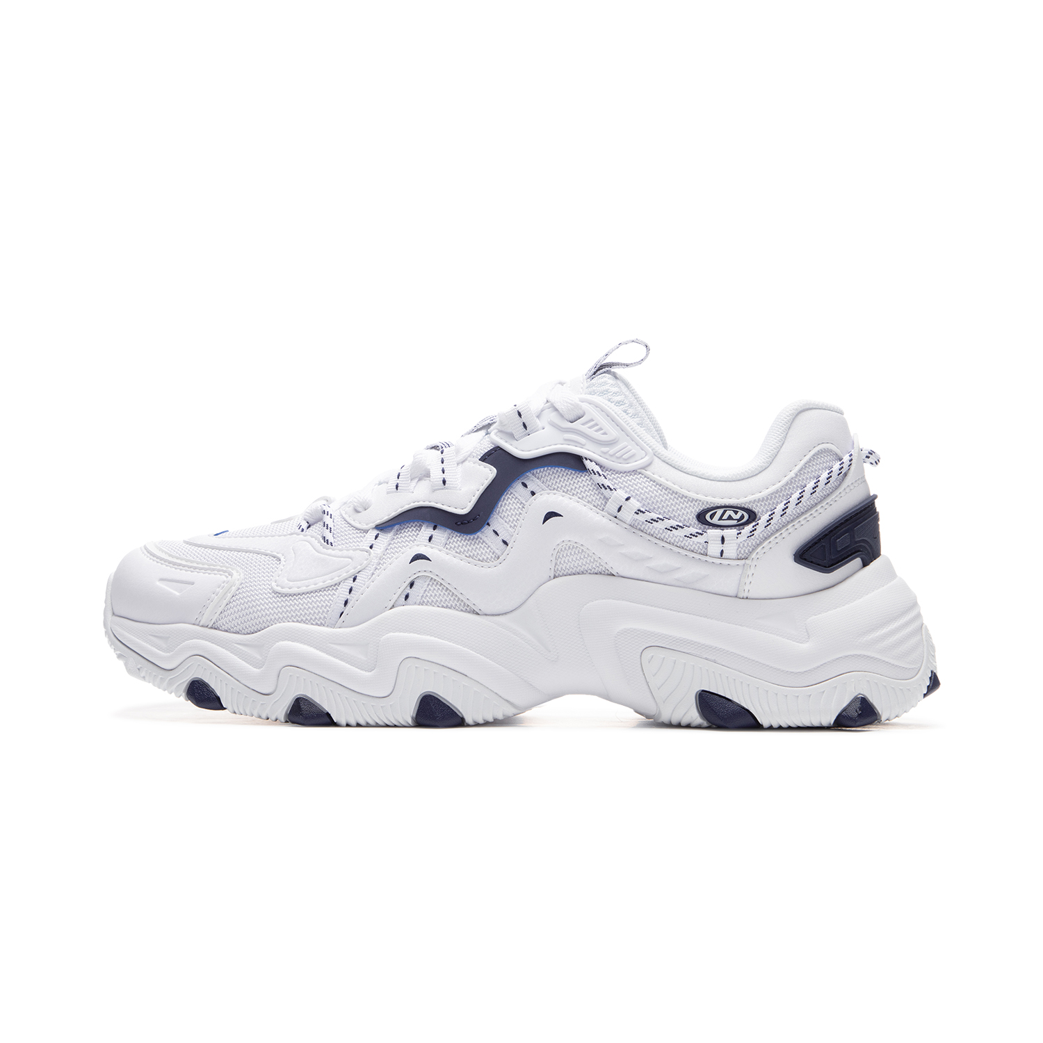 Li Ning Cat Paw Lite 2 Cushioning Height Increasing Low top Casual Shoes Men's White