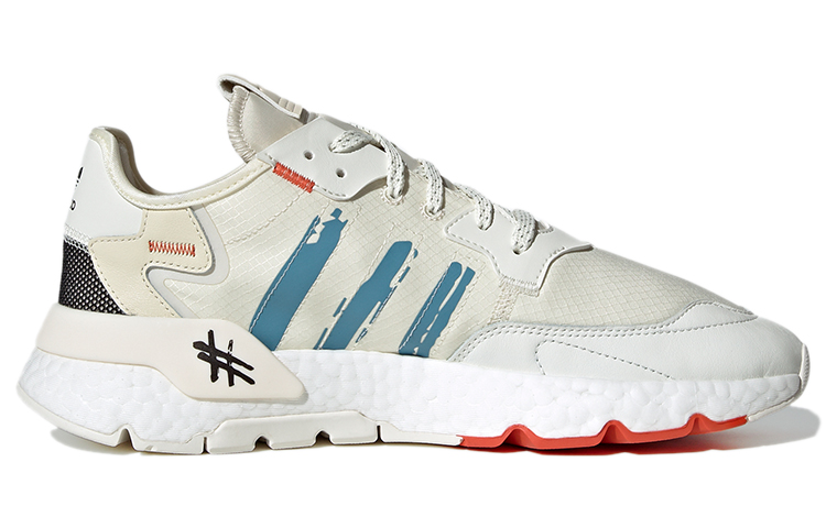 Кроссовки adidas originals Nite Jogger (бежевые) — Бежевый — фото 2