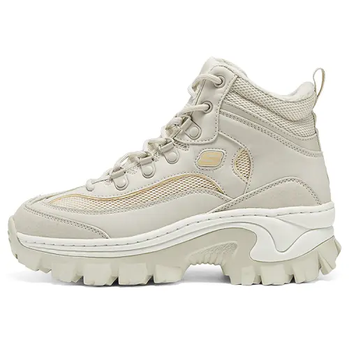 Skechers HI RYZE Breathable Height Increasing High top Casual Shoes Women's Beige
